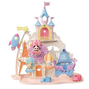 Calico Critters Baby Amusement Park - Dollhouse Playset With 3 Figures Included